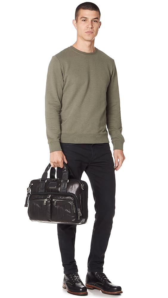 Amazon.com | TUMI - Alpha Bravo Albany Leather Laptop Slim
